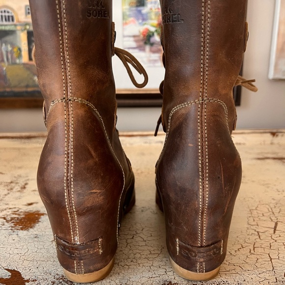 Sorel Joan of Arctic Wedge Mid Waterproof Boots size 9 - Picture 5 of 6